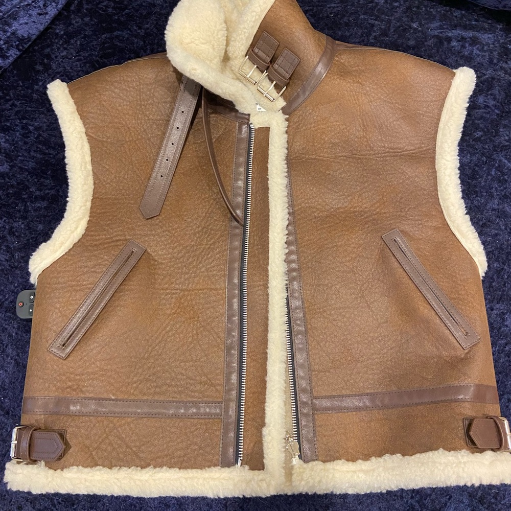 The Source Unknown Reversible Eco Shearling Vest